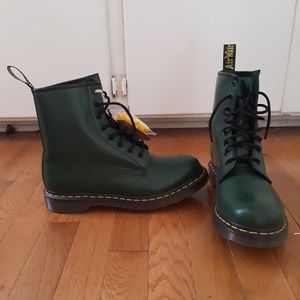 Green Dr Martens